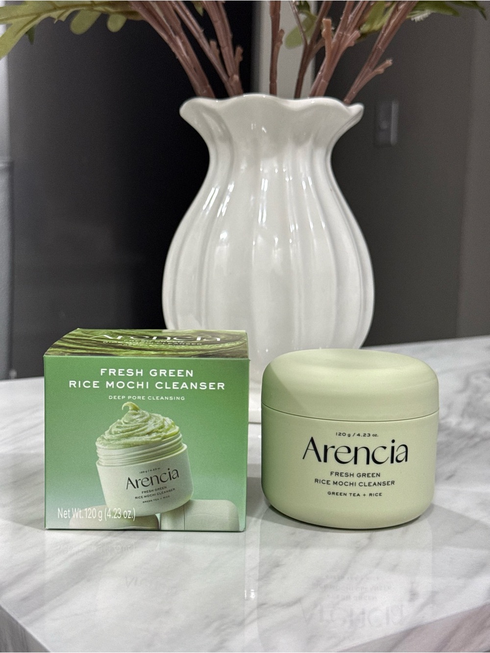 Fresh Green Rice Mochi Cleanser — Green